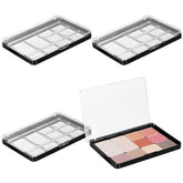 OMISTAR four-piece adsorptive eyeshadow organizers with clear lids for easy kit organization.