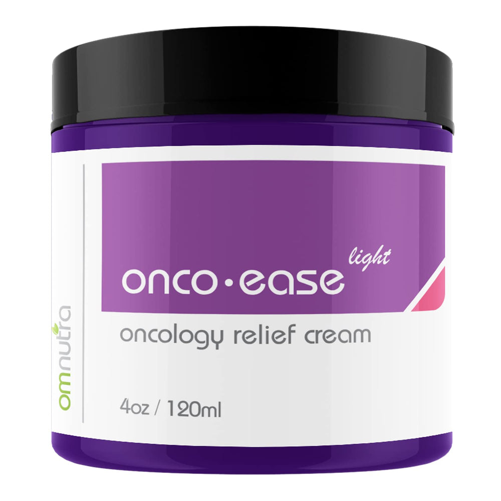 OmNutra OncoEase cream tube front view for soothing skin care