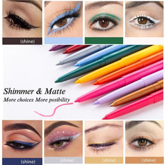 ONarisae Shimmer Black pearlescent finish highlights eyes with subtle glow