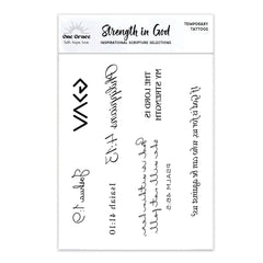 One Grace bible verse tattoo on small forearm for subtle reminder