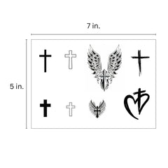One Grace Ichthys tattoo emblem features a timeless symbol easy to apply and remove.