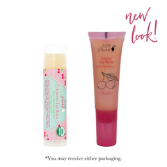 One hundred percent pure lip balm application close-up showing velvety coverage for smoother lips.
