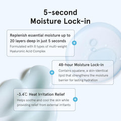 Dispense action of ONE THING Hyaluronic Squalane Cream demonstrates easy, even application