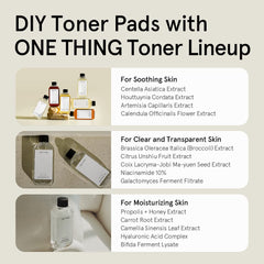 ONE THING refill 120 pads ready for endless DIY toner blends.