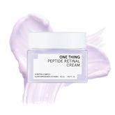 ONE THING Peptide Retinal Cream packaging for daily skincare routine.