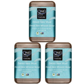 One With Nature Dead Sea Mud Soap Bar closeup showing texture for gentle exfoliation.