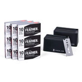 OneBlade 90 Feather FHS-10 blade pack offers precise sharpness for clean shaves