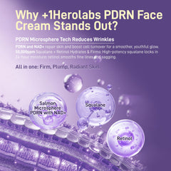 OneHerolabs panthenol B5 cream texture ready for absorption