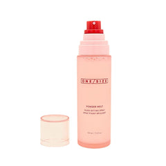 ONE/SIZE Patrick Starrr Powder Melt Glass Finish bottle mist for seamless, radiant makeup