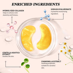 Onespring caffeine chamomile eye patches provide soothing, revitalized under-eye skin