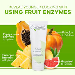 Ongaro Beauty Organic Face Scrub – pineapple-papaya enzymes for refreshed, smooth skin