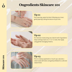 ONGREDIENTS vegan Korean skincare packaging emphasizes ethical, cruelty-free choices