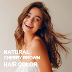 Onilyua cherry brown color close-up on color-treated hair.