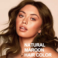 Onilyua Chestnut Brown Hair Dye Shampoo color result on sample hair