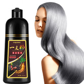 Onilyua Instant Silver Gray Hair Dye Shampoo bottle for easy at-home color