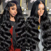 ONIVAN 13x6 body wave lace front wig front view highlighting natural hairline.
