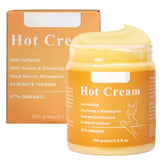 Onkessy Hot Cream bottle packaging shows premium texture and easy absorption.