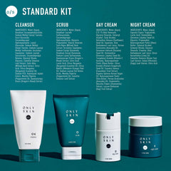 Only Skin Standard Kit exfoliating scrub jar for texture refinement.