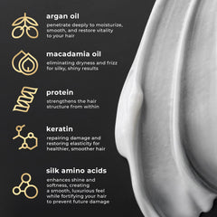 ONLY4HAIR creamy texture shown for soothing, intensive conditioning