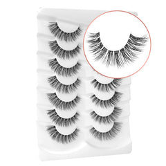 Onlyall mink lashes with a thin band for a natural, comfortable look.