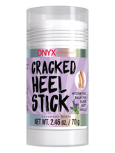 Onyx Professional cracked heel balm stick with lavender; quick hydration for dry heels.
