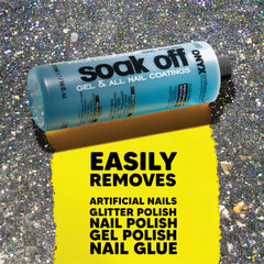 Onyx Professional with Vitamin E and grape seed oil nourishes nails during removal