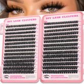 OOPPOO Manga Lash Clusters density 80D-100D for fuller DIY lash styling.