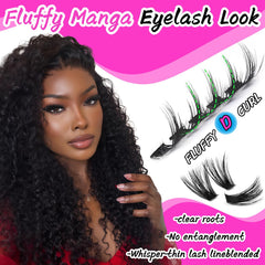 Easy DIY application with OOPPOO lash clusters and tools