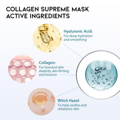 OOTD 50Combo hyaluronic-rich mask application demonstrates an instant moisture boost.