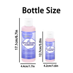 OOTDART Hands Resin Remover Gel beads visible for gentle resin breakdown.