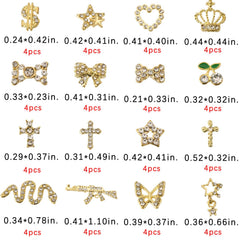 OPMADM 3d-gold-nail-charms add dimensional sparkle to nails
