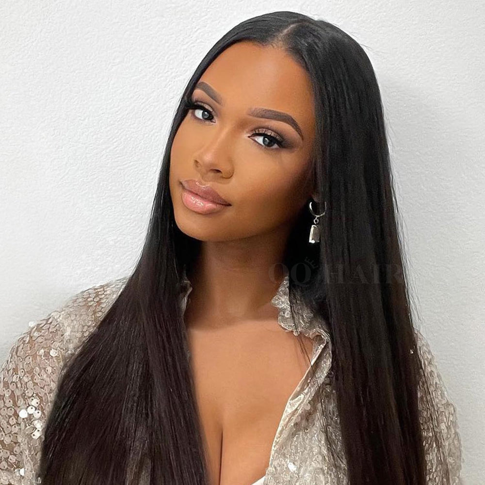 OQ Hair glueless wig with 7x5 lace front for quick, natural-look daily wear.