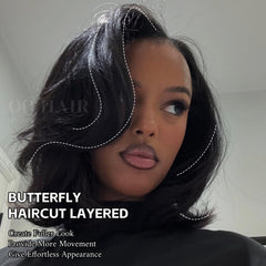 OQ Hair 9x6 HD lace closure close-up for seamless blending.