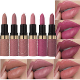 ORANOT nude matte lipstick swatch with natural tone and smooth finish.