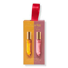 Orebella Blooming Fire travel spray in warm floral profile for evening wear