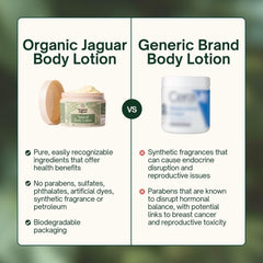Organic Jaguar olive oil ingredients highlight nourishment for soft skin