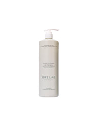 ORI LAB Plump Cleanse bottle front showing volumising formula for fuller hair