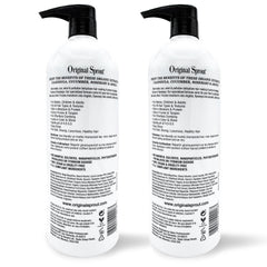 Original Sprout Deep Conditioner label closeup, vegan and cruelty-free formula