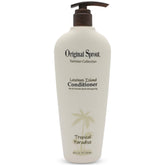 Original Sprout Luscious Island Conditioner bottle shows a hydrating formula for silky, manageable hair