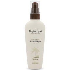 Original Sprout Luscious Island Hair Masque pump bottle for lightweight hydration and detangling.