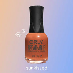 Orly Sunkissed creamy texture swirl highlights pigment-rich formula for two coats.