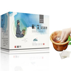 Orretter foot soak mugwort ginger packets soothe tired feet after workouts.
