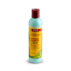 ORS HAIRestore bottle pour demonstrates easy daily use.