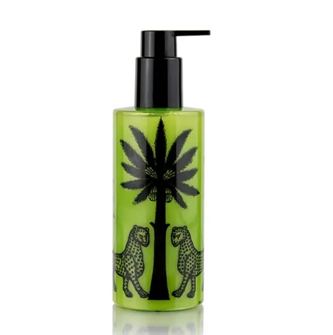 ORTIGIA Fico d'India Body Cleanser bottle with olive oil nourishes skin.