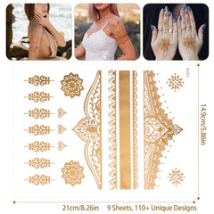 Oruola gold tattoo sequin freckles on face for festive shine