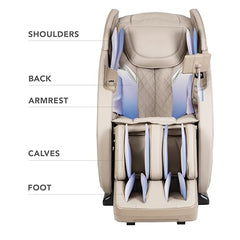 Osaki OS-3D Champ II lumbar heating eases back tension and promotes comfort