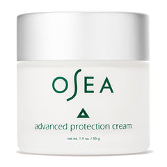 OSEA Advanced Protection Face Cream 1oz jar highlighting a rich, hydrating moisturizer for deep hydration.