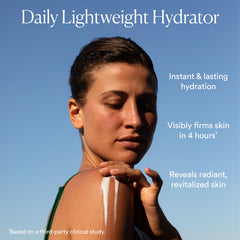 Texture swirl of OSEA lotion showing lightweight, fast-absorbing hydration
