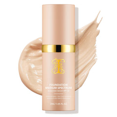 O.SECERT color changing foundation bottle with pump for smooth, even application.