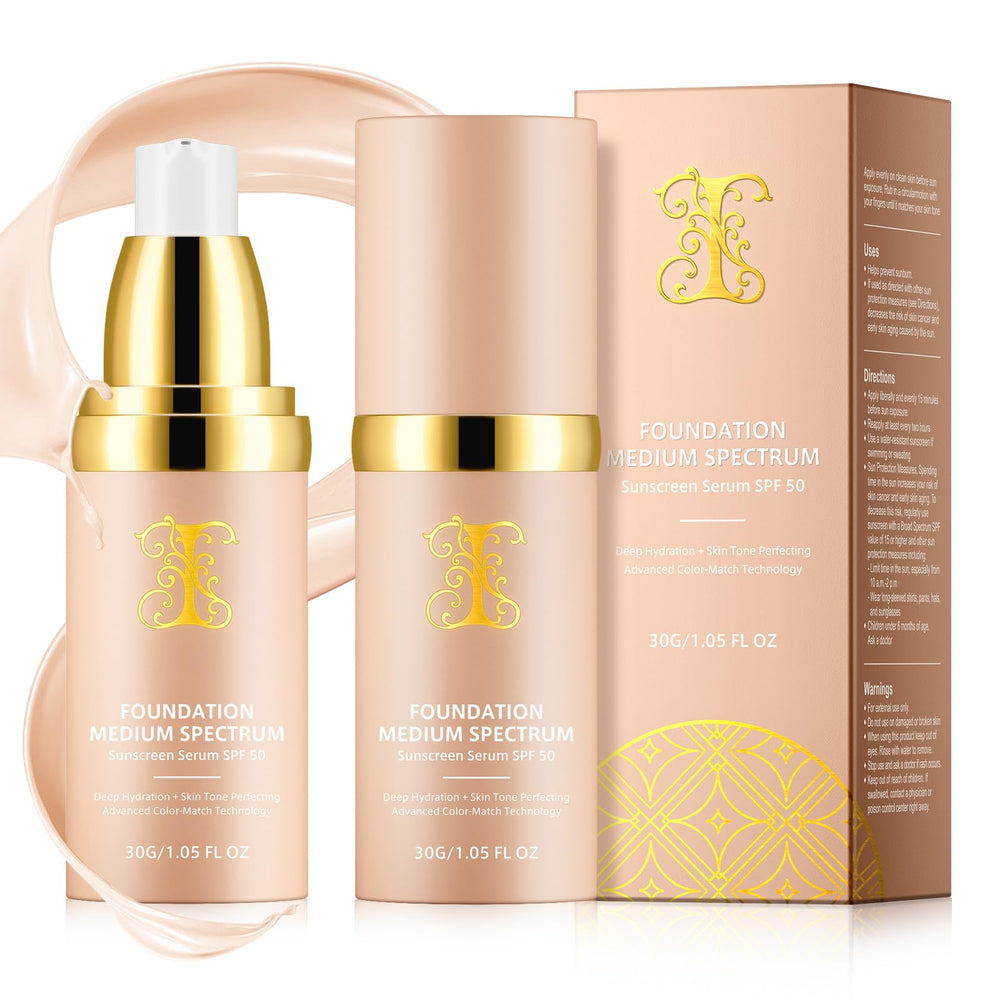 O.SECERT Foundation 4-in-1 bottle with SPF 50+ provides protection and hydration on the go.